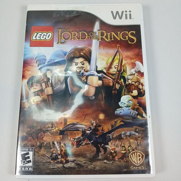 LEGO The Lord of the Rings Wii Game Complete w/ Fellowship DVD Untested - Picture 1 of 6